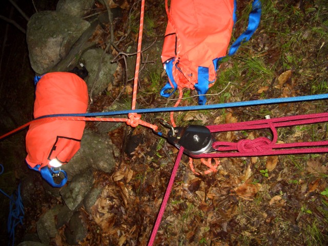 GBFD practice Low Angle Rescue